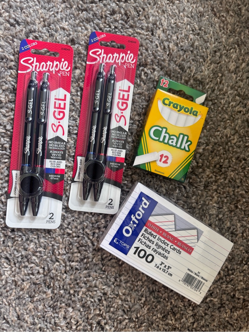 Sharpie S-Gel Black Gel Pens - Pack of 2 (Black)
